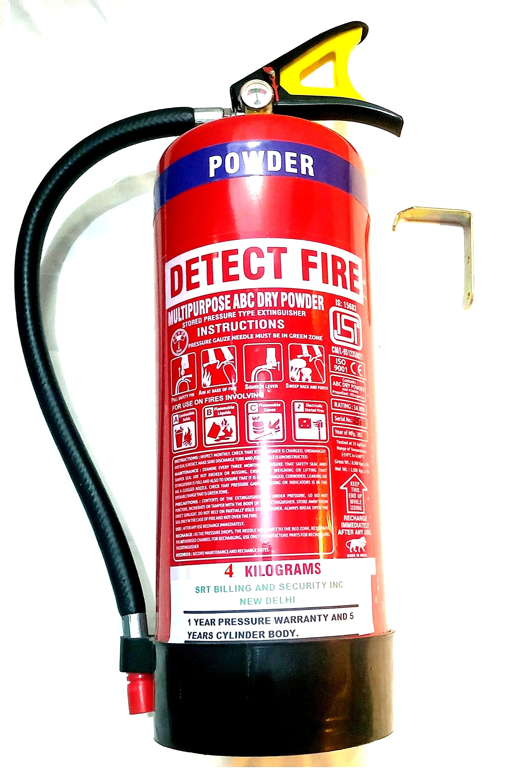 AKTION Powder Fire Extinguisher 4KG AK-FE-PW-4KG - Image 1