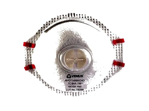VENUS RPD714N950AO N95 Carbon Layer Respirator RPD714N950AO - Image 1