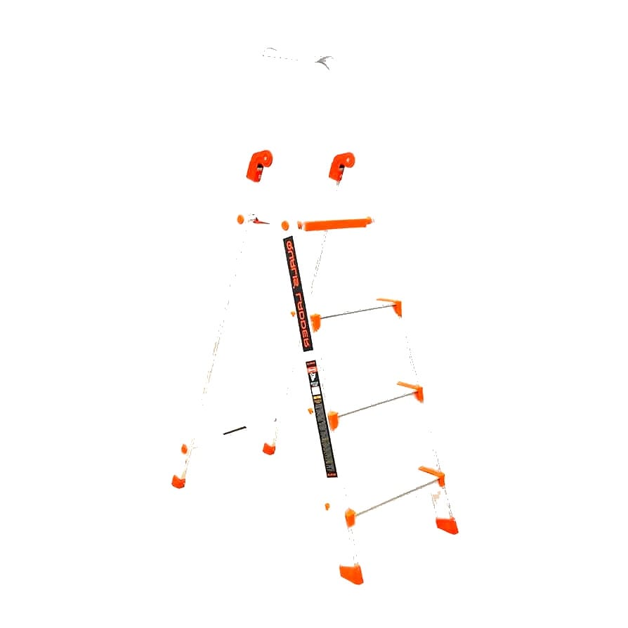 QUALIS HY-4 Hybrid 4 Steps Foldable Ladder HY-4 - Image 1
