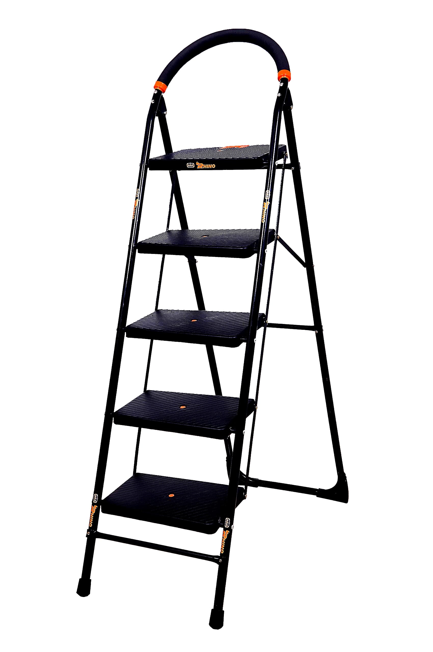 QUALIS RL-5 Railing 5 Steps Foldable Ladder RL-5