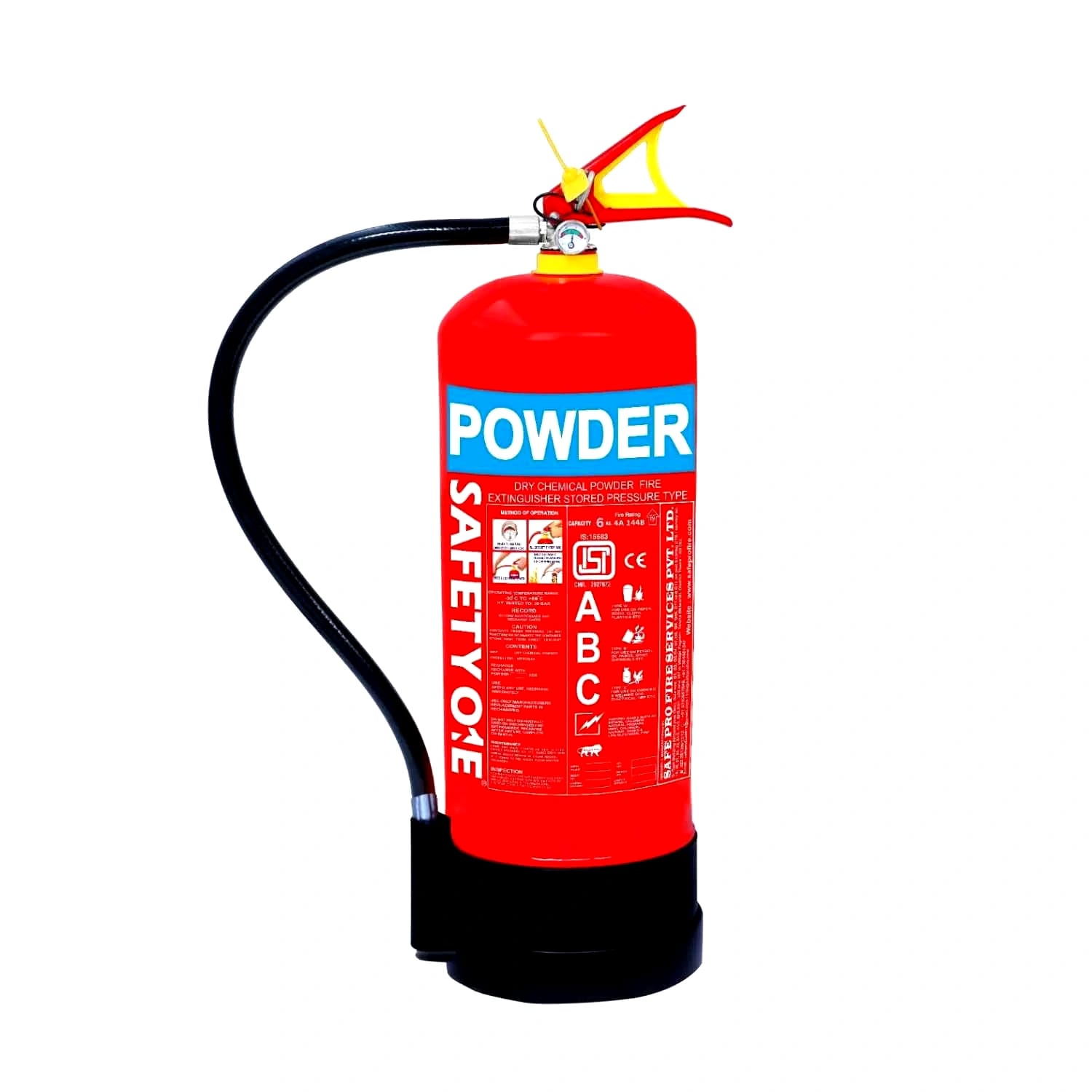 AKTION Powder Fire Extinguisher 6KG AK-FE-PW-6KG - Image 1